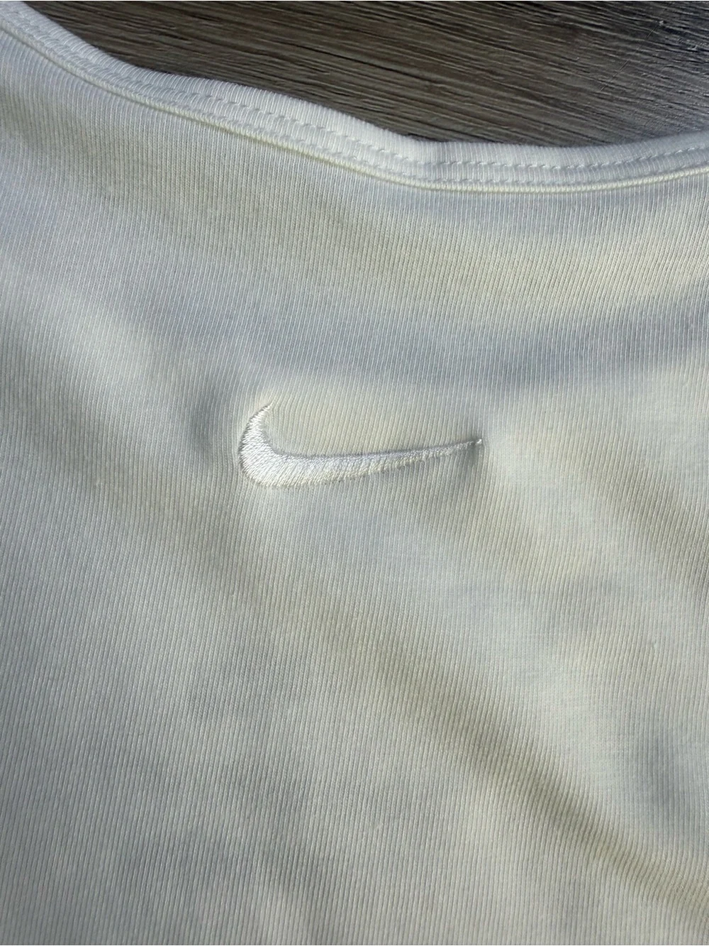 NWT Nike Embroidered Logo Women's Cami Tank Top - White - Size Small